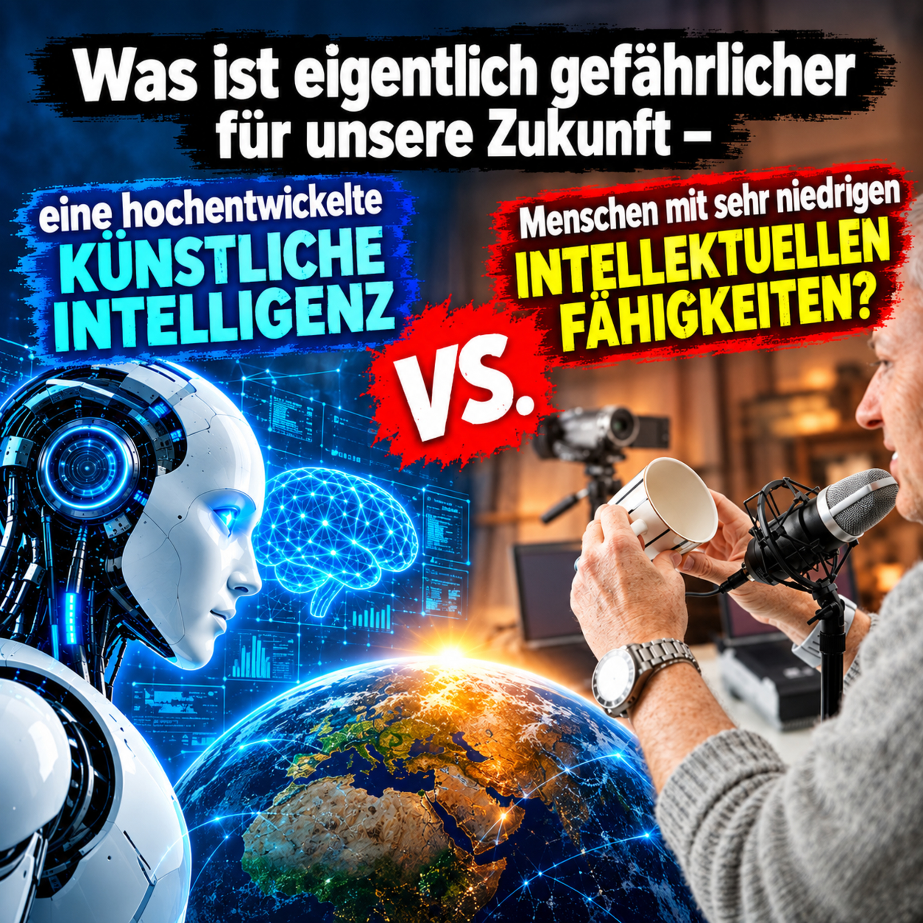 Cover zu Dummheit schlägt Algorithmus: Die wahre Gefahr für unsere Zukunft
