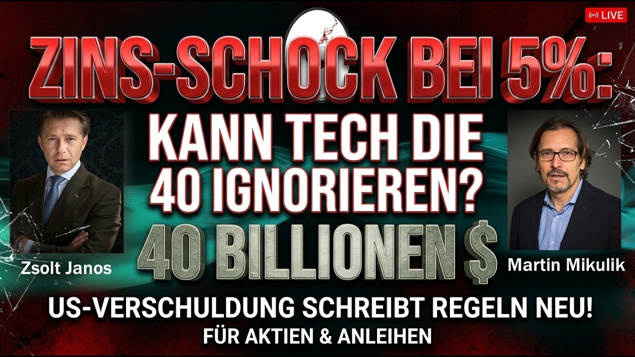 Thumbnail zu Zins-Schock bei 5%: Kann Tech die 40 Billionen $ ignorieren?